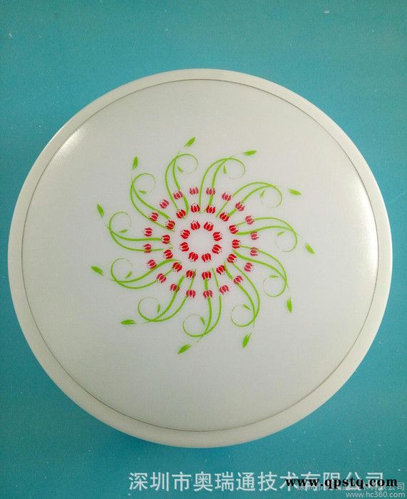 深圳亚克力吸顶灯罩厂  320双高边灯罩  320单高边亚克力灯罩图2