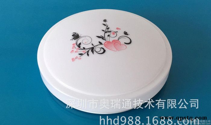 高透光亚克力灯罩透光度88%  双高边灯罩 13寸亚克力灯罩图3