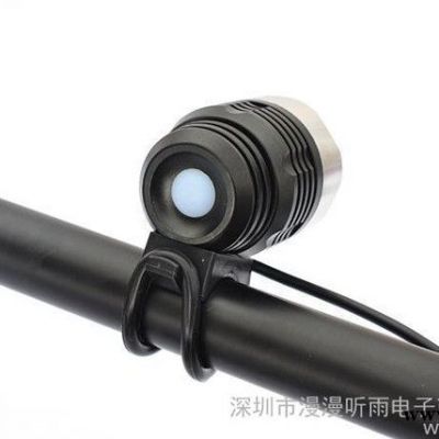 led t6 强光车灯 自行车前大灯 双用头灯 户外照明 骑行车灯