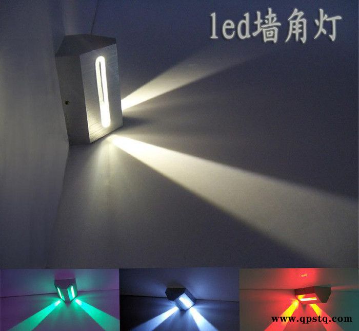 墙角灯led铝材系列大型展 酒店转角台阶楼梯居家墙角光效灯图2