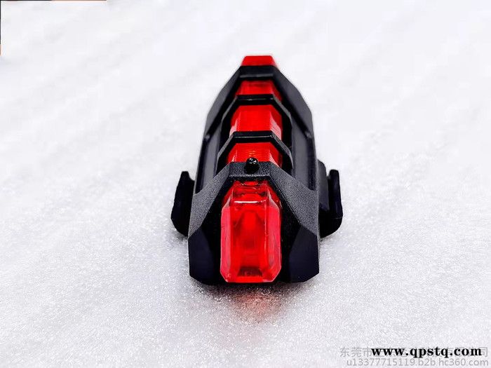 正东自行车尾灯户外骑行USB充电迷你高亮ABS防水夜骑LED红光绑带尾灯图4
