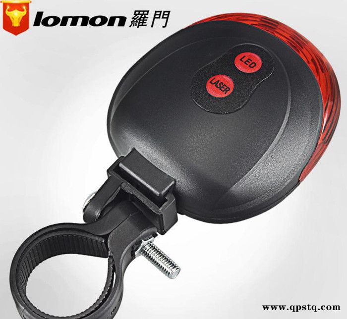 罗门LED山地车尾灯安全警示灯 自行车钻石激光满天星尾灯骑行图3