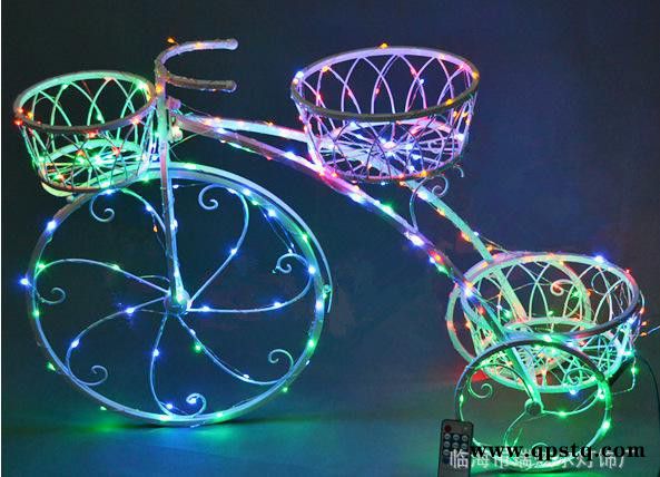 IP65 led车轮自行车灯串 铜丝车轮灯 防水铜线灯串图3