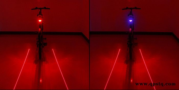 zhenpin 自行车山地车 激光尾灯警示器 夜骑必备 为安全保架护航 自行车山地车尾灯图2