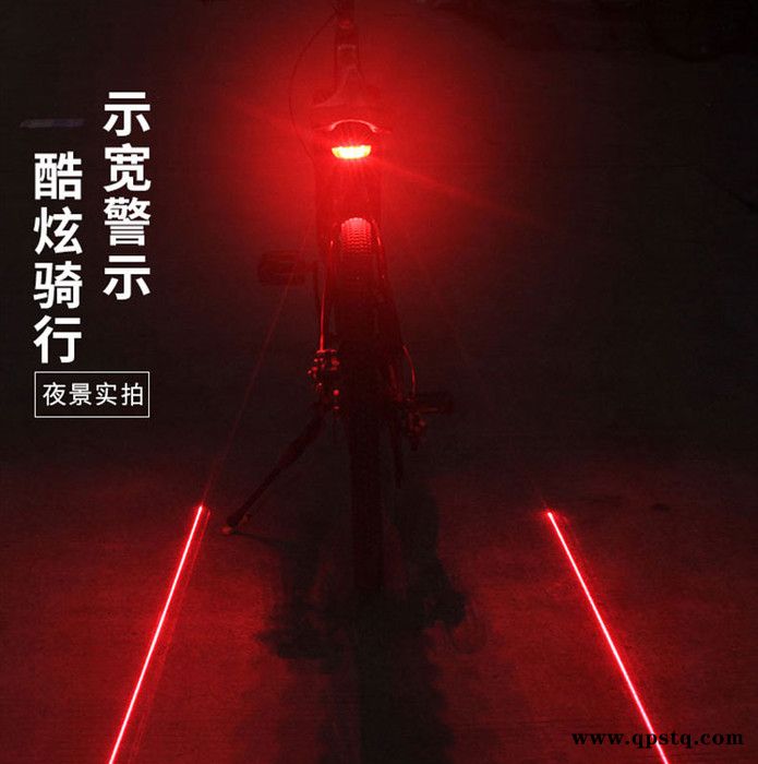 zhenpin 自行车山地车 激光尾灯警示器 夜骑必备 为安全保架护航 自行车山地车尾灯图4