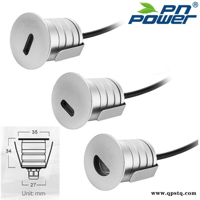 PNPOWER/珠海飞普PNTJ-Y1W LED台阶灯DC24V墙角灯1W地脚灯嵌入式壁灯IP67庭院射灯图4
