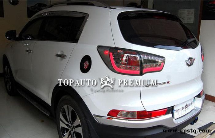 起亚智跑专用改装 LED尾灯总成 LED熏黑款尾灯 韩国进口用品图1