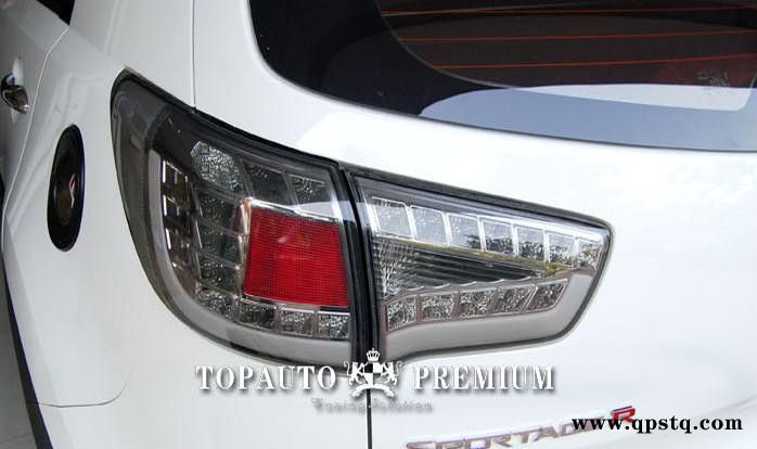 起亚智跑专用改装 LED尾灯总成 LED熏黑款尾灯 韩国进口用品图3