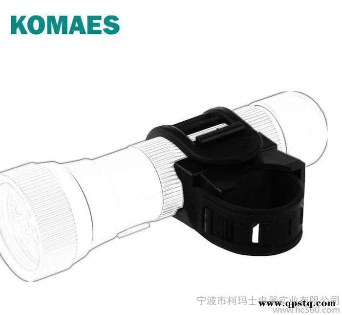 自行车灯夹 手电筒前灯架 固定支架实用 自行车手电筒固定夹 塑料图2