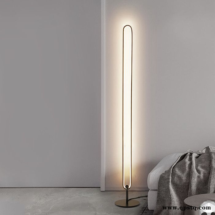出口北欧ins风落地灯客厅灯网红直播简约现代地灯卧室立式墙角灯图3