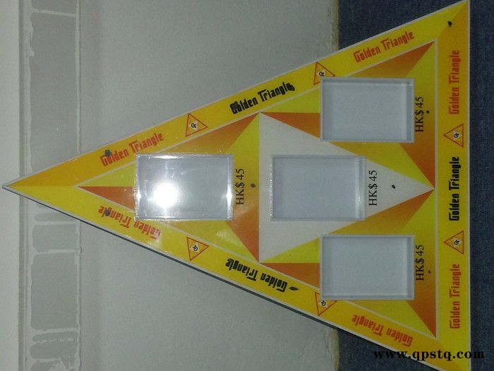 供应华宇展示亚克力LED三角灯箱图2