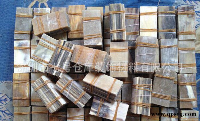 天然牛角装饰板 家具镶嵌  牛角灯饰 牛角桌面台面图2