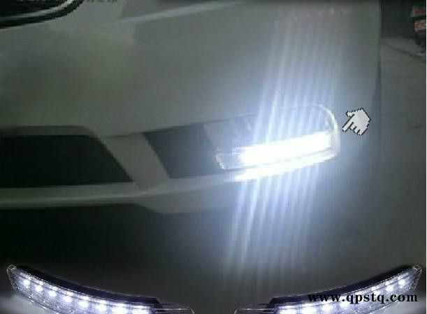 起亚福瑞迪改装雾灯 专用LED日间行车灯 LED日行灯 行车灯图3