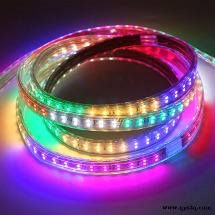 LED七彩灯带 太阳能灯带 七彩线条灯 低压灯带 360度无死角灯带 侧发光灯带图4