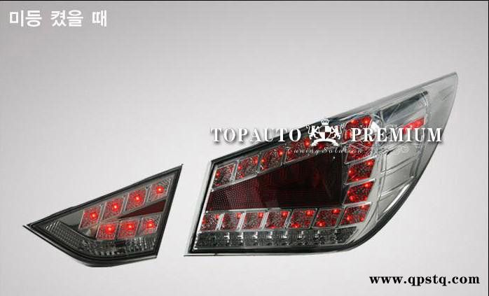 现代索纳塔8改装 LED尾灯总成/熏黑尾灯 韩国进口 索纳塔八代专用图3