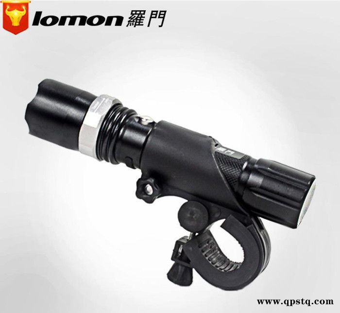 罗门LED山地自行车前灯 户外装备直销 充电变焦强光自行车灯图2