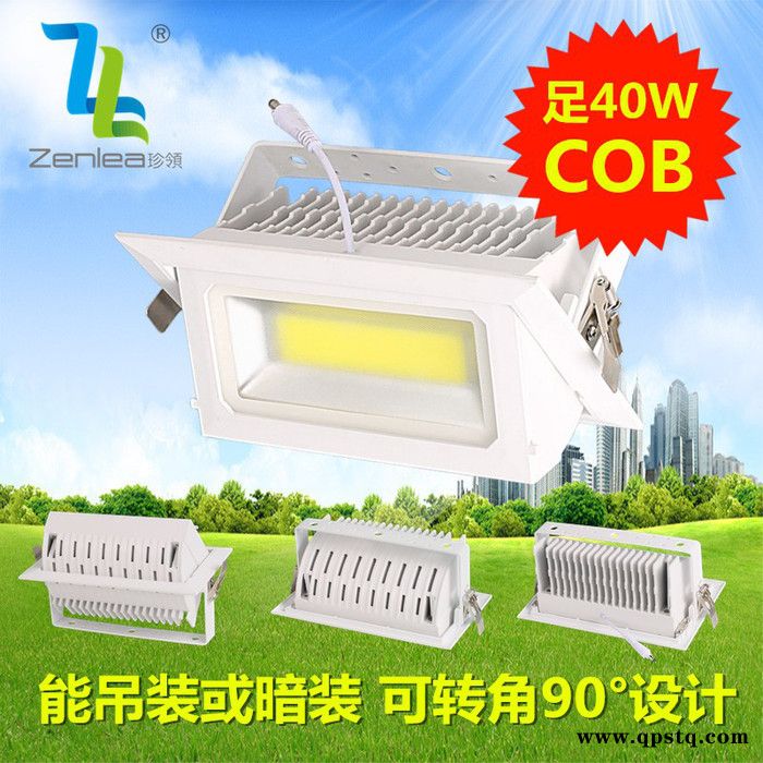 Zenlea珍领ZL-FL1040-A2筒灯 COB室内投射灯 LED转角灯图5