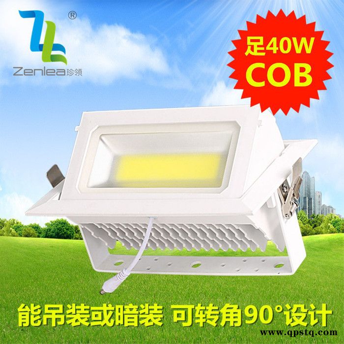 Zenlea珍领ZL-FL1040-A2筒灯 COB室内投射灯 LED转角灯图3