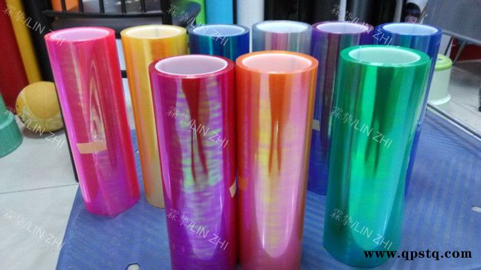 变色龙灯膜七彩透明膜 彩虹膜  汽车幻彩大灯膜 尾灯雾灯改色图3