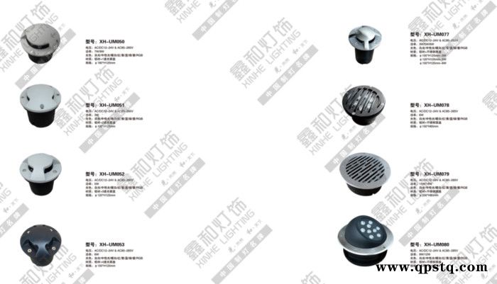 地灯地埋灯户外埋地灯防水射灯LED七彩室内庭院灯草坪灯墙角灯 IP68防水 可做磨砂玻璃图5