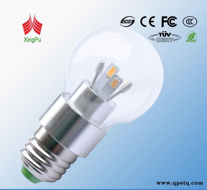 led 直销 铝材led球泡灯 E14小螺口led拉尾灯 l图3