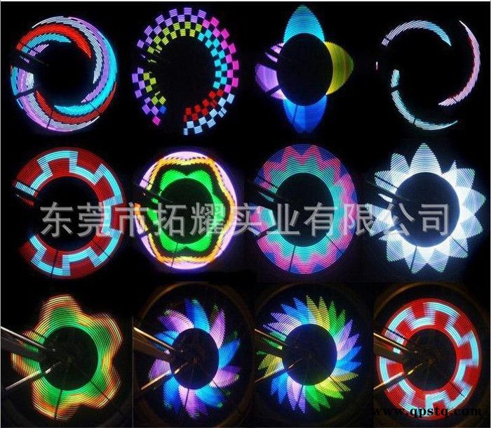 供应拓耀led自行车灯 风火轮灯图2