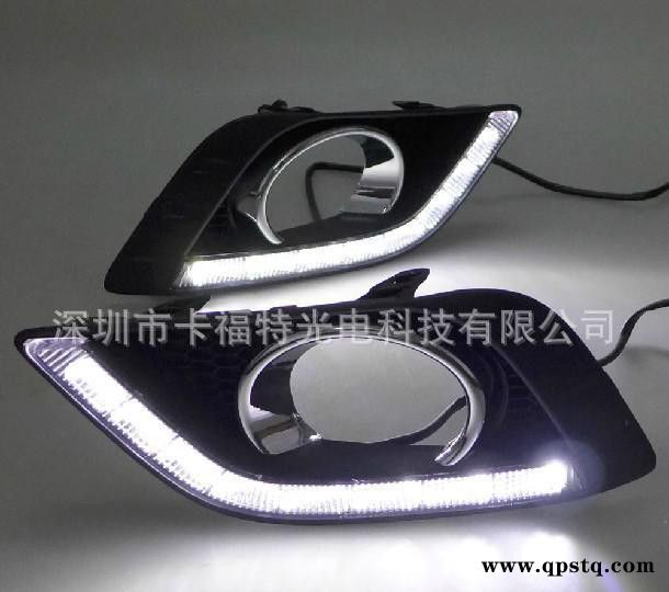 新款日产骊威雾灯 LED日间行车灯 骊威专用日行灯 夜行 杠灯图1