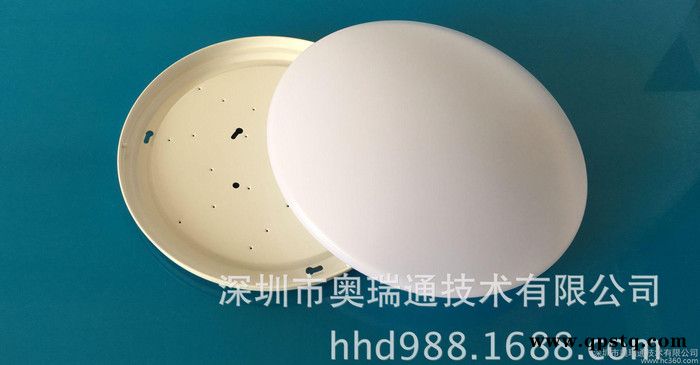 350全白吸顶灯外壳  吸顶灯套件 双高边灯罩直销图3