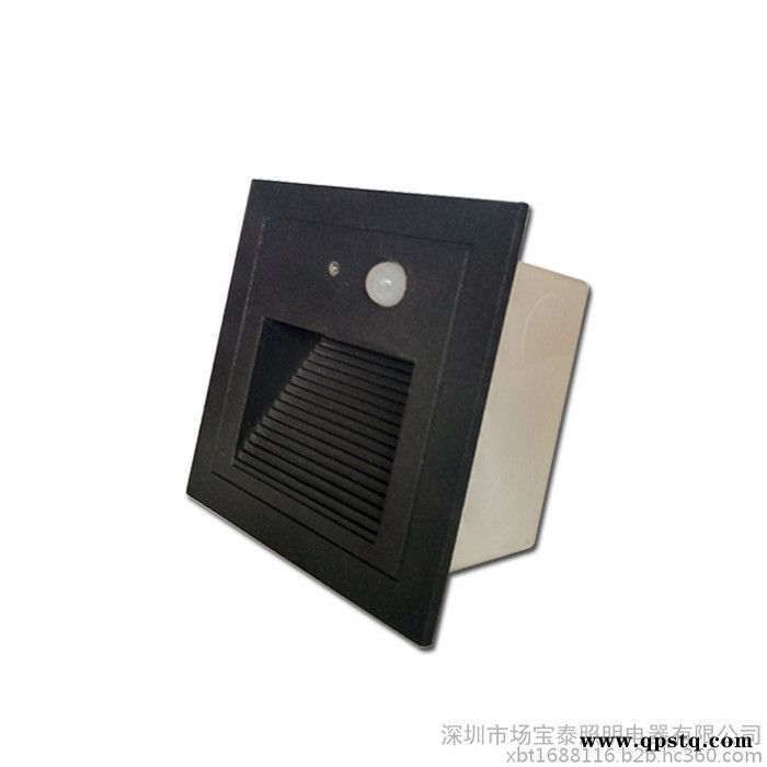 鑫宝泰XBT-D001 LED地脚灯防水户外感应地脚灯嵌入式踏步灯86型楼梯侧壁灯墙角灯全套过道小夜灯图8