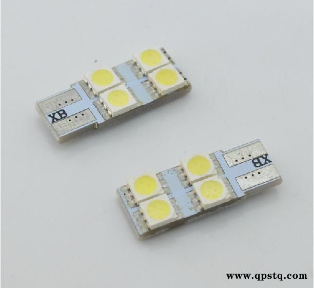 W5W T10 无极4灯5050芯片LED牌照灯尾箱灯门灯顶灯图2