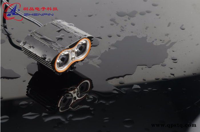 zhenpin自行车灯前灯 山地车充电夜骑装备  强光单车配件 自行车前灯T6 L2灯芯图6