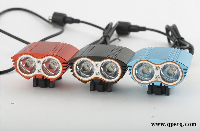 zhenpin自行车灯前灯 山地车充电夜骑装备  强光单车配件 自行车前灯T6 L2灯芯图7