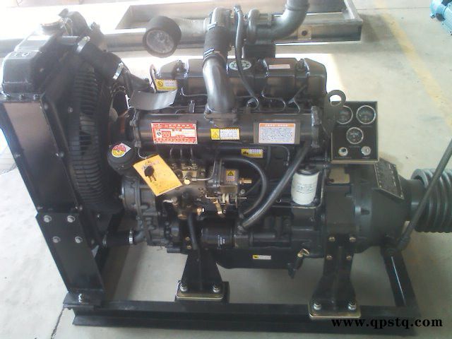 供应80马力柴油机带离合器，柴油机粉碎机，潍柴4105柴油机图3