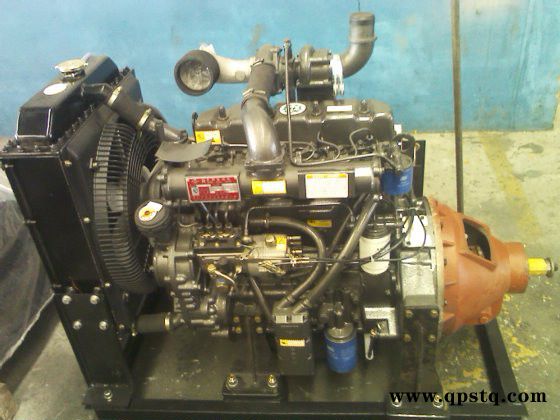供应80马力柴油机带离合器，柴油机粉碎机，潍柴4105柴油机图2
