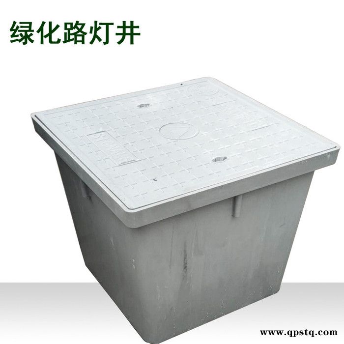 佳航  400*400*450玻璃钢穿线井  弱电手孔井  地埋路边灯杆接线井图2