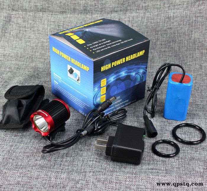 罗门USB充电山地车灯 T6自行车灯 骑行装备 LED户外自图2