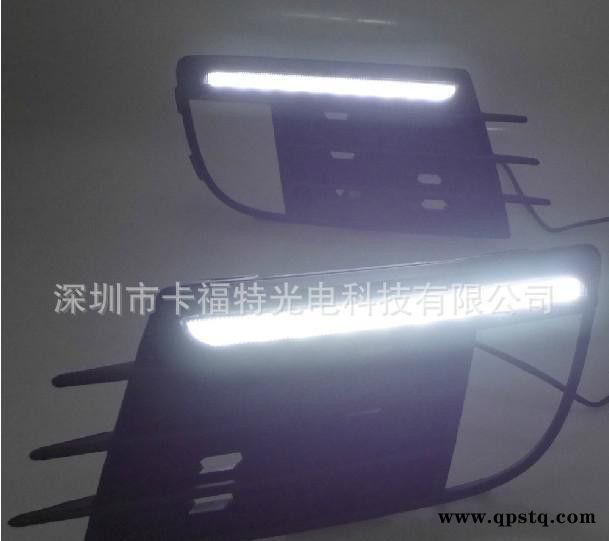 13款大众途观雾灯 LED日间行车灯 原装位日行灯 夜行灯 杠灯图2