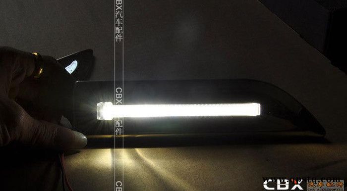 【CBX】国内LED光导叶子板灯日间行车灯翼子板灯自检脉