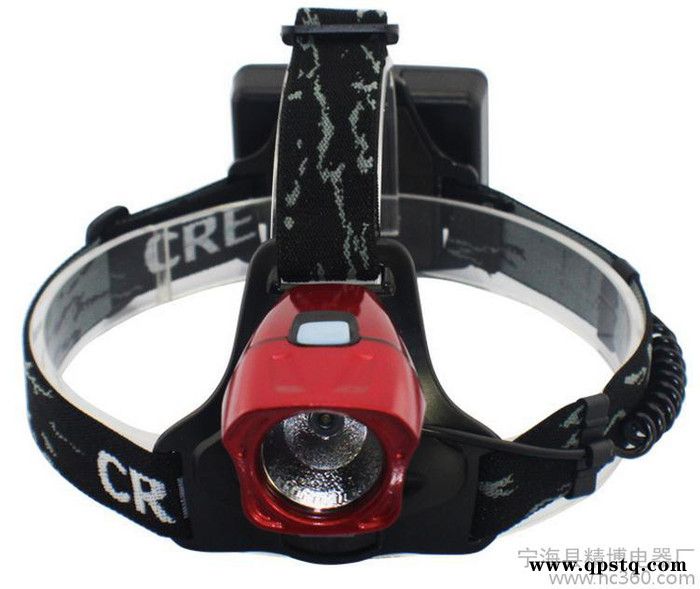 Cree强光LED头灯 充电锂电池手电筒双用自行车灯图2