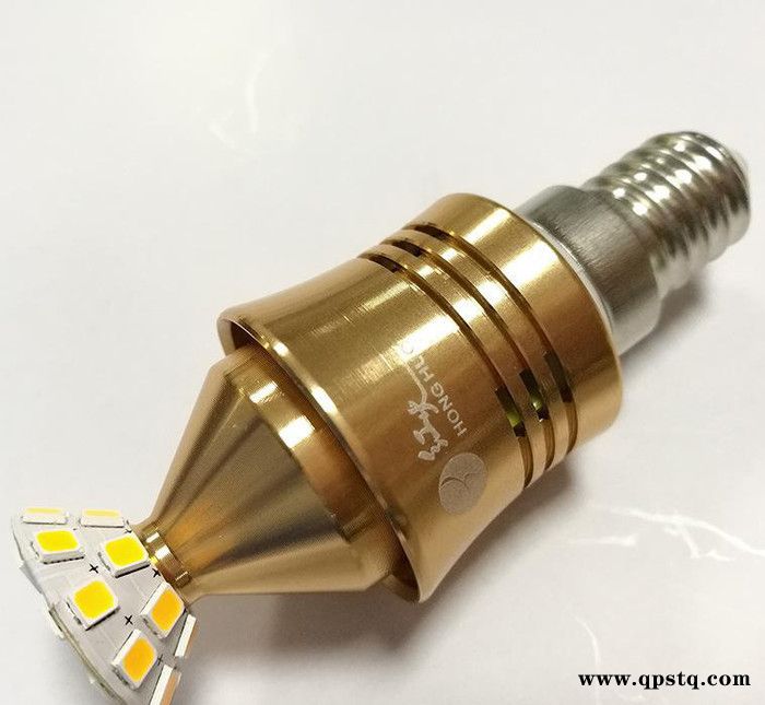 照明灯泡节能灯泡led E14小螺口尖泡尖头蜡烛拉尾灯泡3w球泡灯图2