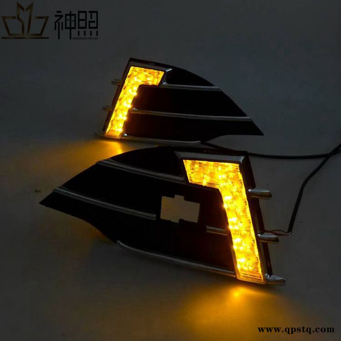 2013特价光导福特翼虎改装雾灯专用日行灯 LED日间行车灯高亮杠灯图1