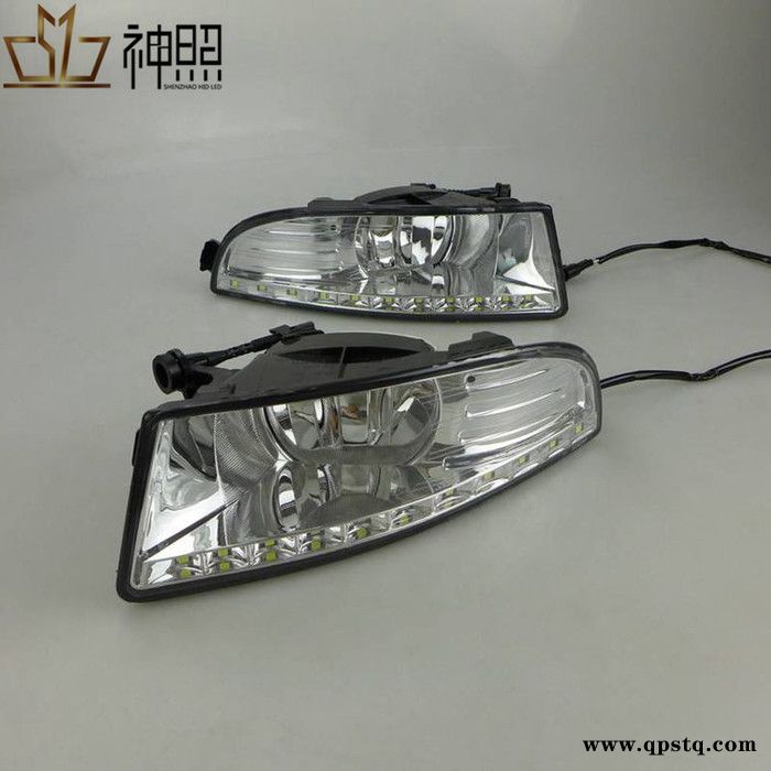 供应2013明锐日行灯改装 斯柯达10-13款明锐专用LED日间行车灯雾灯改图2