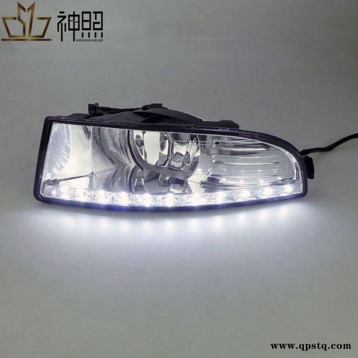 供应2013明锐日行灯改装 斯柯达10-13款明锐专用LED日间行车灯雾灯改图3