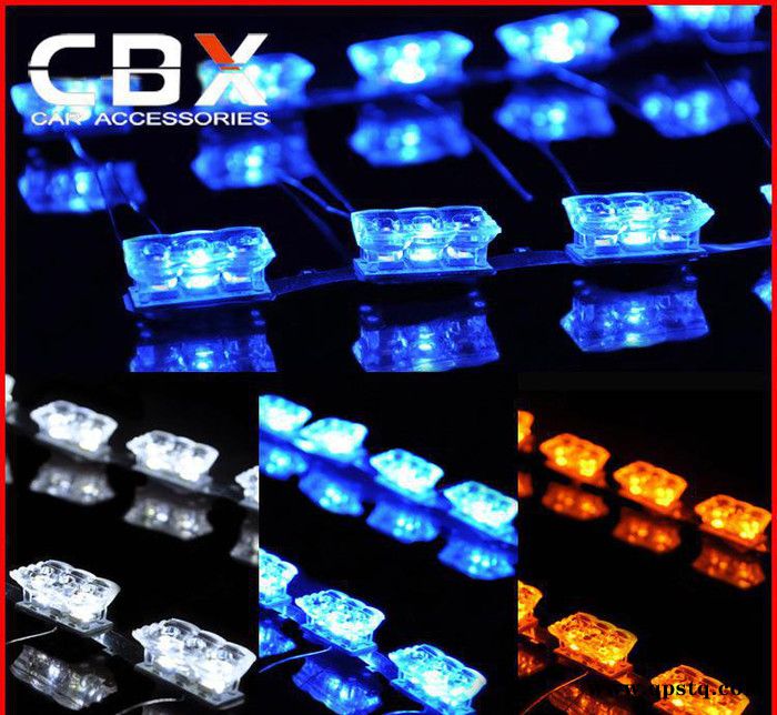 【CBX】通用型隐形泪眼 行车灯带转向 LED三色泪眼日行灯