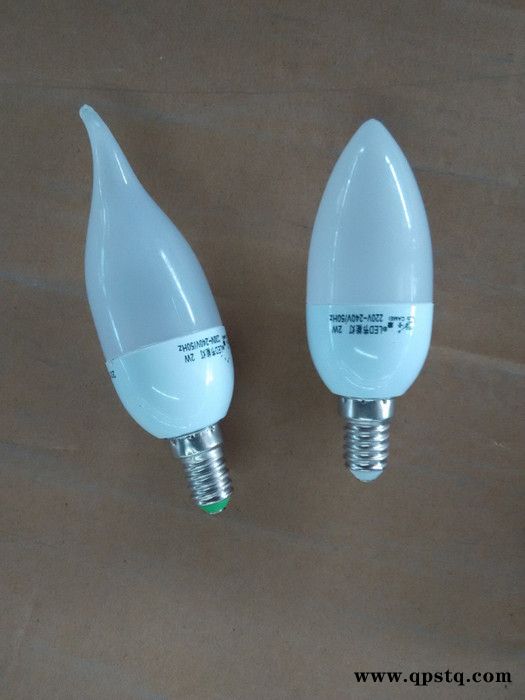 骆电LED 四川LED厂家 直销尖泡蜡尾灯小头高品质节能灯LED球泡灯超亮灯2W图4