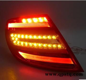 奔驰W204 C级C180 C200 C230 C260原装位LED尾灯总成 LED刹车灯图2