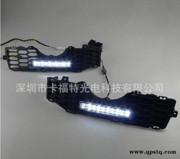 08-10款雪佛兰科帕奇改装雾灯 专用LED日间行车灯 日行 夜行图1