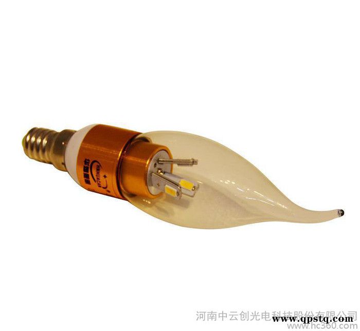 中云创大量LED拉尾灯 LED蜡烛灯 拉尾球泡灯 水晶灯泡图3