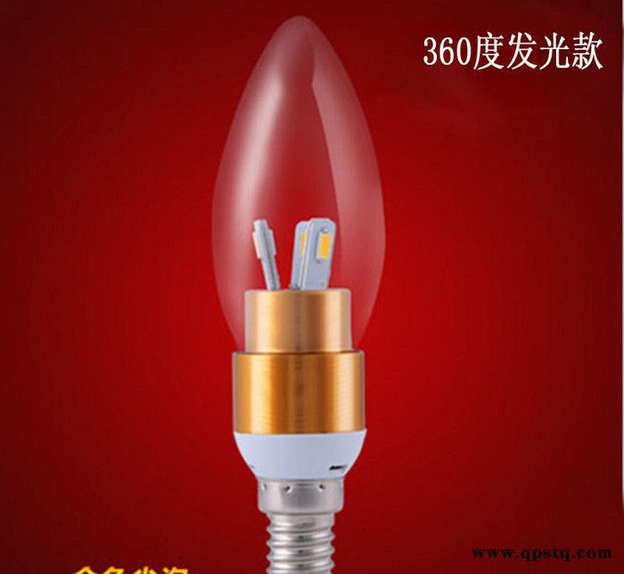 led蜡烛灯尖泡灯拉尾灯客厅餐厅吊灯专用蜡烛灯led尖泡灯图3