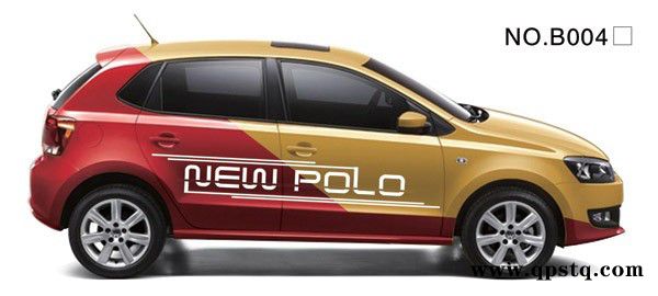 汽车遮挡划痕防水车贴可爱搞笑车尾灯英伦风个性机盖车门贴纸 不干胶标签图2